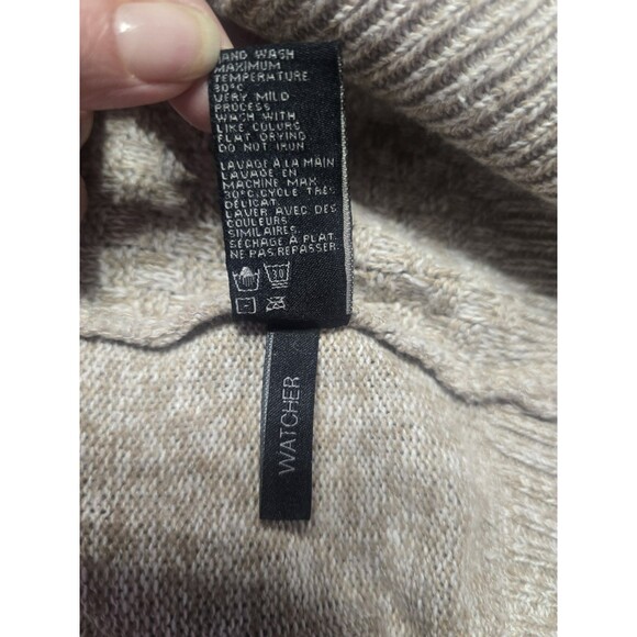Buffalo David Bitton Watcher Sweater Men’s Size Large Beige Cable Knit Shawl... - Picture 10 of 14
